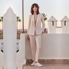 Il permet une infinité de tenues. Ensemble 2 Pieces Rose Clair Femmes D Affaires Costume Femme Pantalon Costumes Mariage Formel Pantalon Costumes Formel Bureau Costumes Travail Personnalise Aliexpress