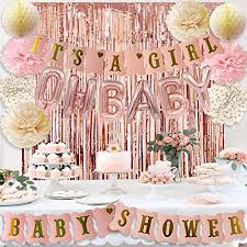 It's a special delivery you don't want to miss. Happyfield Pink Gold Baby Shower Decorations For Girls Birthday Party Decorations With Tissue Pom Poms Flowers Pink Gold Rose Gold Foil Dots Paper Lanterns For Pink Gold Party Wedding Bridal Shower