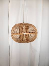 1960 S Mid Century Modern Japanese Orb I Need To Find Another One Of These Bamboo Pendant Light Rattan Lamp Pendant Light