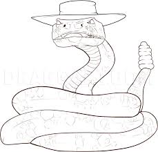 When we think of october holidays, most of us think of halloween. How To Draw Rattlesnake Jake Coloring Page Trace Drawing