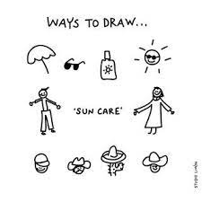 Another Sunny Day In Holland A Tip Wear A Nice Hat A Sombrero Will Do Caramba Word Of Day 190 Sun Care 365way Tekenen Leer Tekenen Illustratie