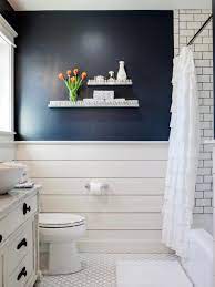 Installing shiplap over drywall + brick flooring samples. Soft Neutral Shower Curtains Hgtv