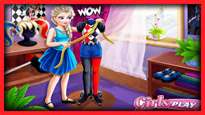 A promising young psychiatrist working at arkham asylum, harleen quinzel believes she can so how about creating your own own version of this famous character? Elsa Harley Quinn Cosplay Fun Online Dress Up Fashion Games For Girls Teens Youtube