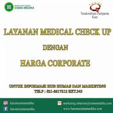 Apabila tubuh mulai lemas dan tidak fit, anda bisa memeriksakan terlebih dahulu kesehatan anda dengan alat medical check up yang bisa anda temukan di hdmall. Nikmati Harga Corporate Untuk Medical Check Up Karyawan Rumah Sakit Harum Sismamedika