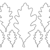 White oak tree coloring page. 1