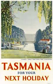 Linc Tasmania Online Cataract Gorge Travel Posters Posters Australia Retro Travel Poster