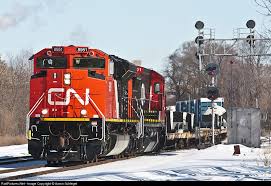 Cn 8951 Canadian National Railway Emd Sd70m 2 At Battle Creek Michigan By Aaron Schlegel Canadian National Railway Battle Creek Railroad Photography