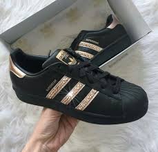 Black And Gold Adidas Womens Adidasfashion On Twitter Adidas Superstar Gold Sneakers Adidas Women