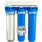 Water filter softener combo