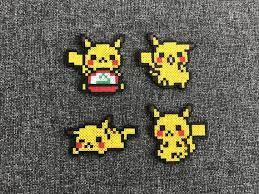 Chibi Pikachus Pokemon Perler Beads Pokemon Bead Hama Beads Design