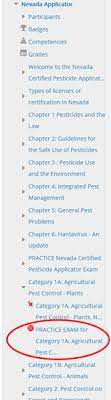 The pest control categories for this certificate are as follows: Nevada Online Pesticide Safety Course Extension University Of Nevada Reno