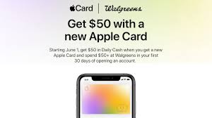 Can you load money to your cash app card at walmart? Walgreens Offers 50 Of Freebies To New Apple Card Users