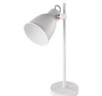 EMOS Design Schreibtischlampe JULIAN aus Metall, Vintage Tischleuchte mit  E27-Fassung, Nachttischlampe mit Netzteil, Leselampe mit verstellbarem ...
