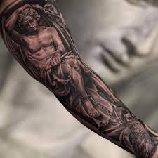 I still work close with. Jun Cha Fallen Angel Full Sleeve Tattoos Tattoo Sleeve Designs Sleeve Tattoos