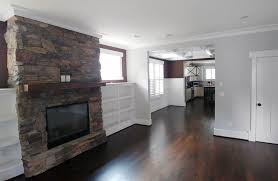 I added a piece of dollar store foam board cut a little larger than the firebox opening. Stone Fireplace Blog Morris And Moffitt Inc