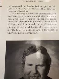 Populuxe by Hine, Thomas Hardback Book The Cheap Fast Free Post  9780747500575