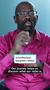 What's your niche? Ritchie's full story can be found via "Deaf@Work" Series  link in bio. Video description and transcript can be found