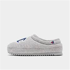 Black And White Champion Shoes Champion Kids Big Boys Shuffle Slippers From Finish Line In Grey Modesens In 2020 Champion Shoes Big Kids Vans Classic Slip On Sneaker