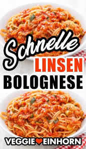 Schnelle Linsen Bolognese Rezept Rote Linsen Bolognese Linsenbolognese Bolognese