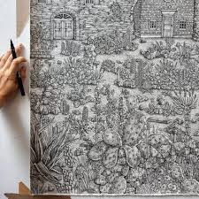 This Artist Does The Most Detailed Pen Drawings You Ve Ever Seen Landscape Drawings Ink Drawing Pen Drawing