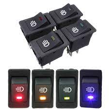 We also offer the universal g4 led fog lights that can be used in a variety of applications, see. Universal Car Boat Van Fog Light Rocker Switch Led Dash Dashboard 4pin Alexnld Com