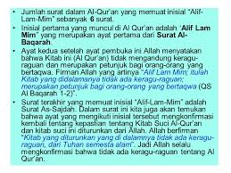 Ini adalah halaman navigasi berbentuk tabel yang berisi al qur'an 30 juz dan disusun berdasarkan jumlah surah:114. Rahasia Di Balik Inisial Alif Lam Mim Dalam Al Qur An Ppt Download
