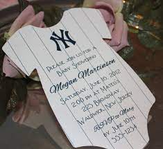 Invites Yankees Baby Baby Shower Invitations Onesie Baby Shower Invitations