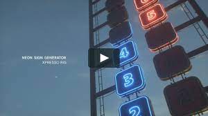 Xpresso Rig For Cinema4d And Octane Render Easily Generate And Customize Neon Signs With Additional Controls Over Animat Neon Signs Neon Sign Generator Neon