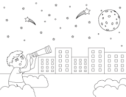Coloring pages are not only a fun for the kids but they also help them to develop their skills. Free Printable Space Coloring Pages