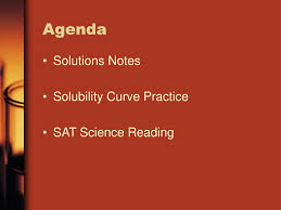 Solubility curves worksheet vid solubility. Solutions Ppt Download