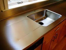 stainless steel counter top design
