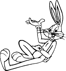 Bugs bunny with lola coloring page kidswoodcrafts cartoon. Amusing Disney Character Bugs Bunny 22 Bugs Bunny Coloring Pages Free Printables