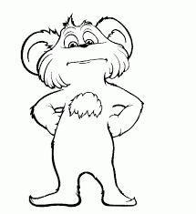 O En Lorax Colouring Pages Lorax Fargelegging Tegninger