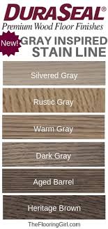 new gray blended hardwood stains by duraseal the flooring girl