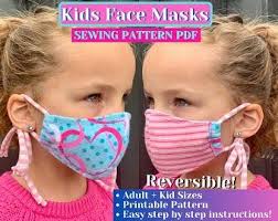 Animal Face Mask Child Size Etsy In 2020 Face Masks For Kids Easy Face Masks Easy Face Mask Diy