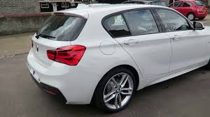 The bmw 1 series coupe and bmw 1 series convertible are at their most aesthetically pleasing in the exclusive exterior paint colour mineral white metallic, although sapphire black metallic and space grey metallic are also available as alternatives. 2016 Bmw 1 Series 116d M Sport Sunroof Walk Around Start Up Exterior Interior Youtube