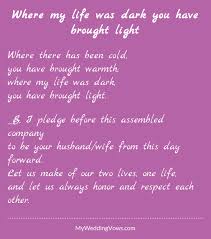 Where My Life Was Dark You Have Brought Light Wedding Vows Vows Happy Anniversary Poems