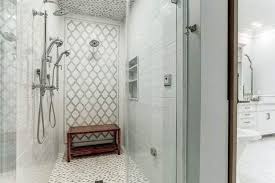 The designer chooses black flooring and ceiling in order to manage the brightness in this bathroom. Walk In Shower Designs Ultimate Guide Designing Idea