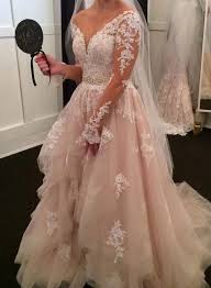 Essence Of Australia Tulle Wedding Dress With Illusion Lace Sleeves Style D2186 P V Neck Wedding Dress Wedding Dress Styles Essence Of Australia Wedding Dress