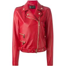 Versace Biker Jacket Designer Outfits Woman Jackets Versace Jacket