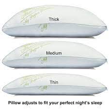My Perfect Dreams Adjustable Bamboo Aloe Vera Shredded Memory Foam Pillow Sleep Better Than Ever Micr Memory Foam Pillow Sleep Memory Foam Pillow Memory Foam