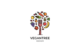 Vegan Tree Logo Tree Logo Design Logo Design Template Tree Logos