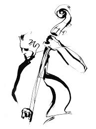 Black And White Music Artwork Eri Griffin Ink Illustrations Black And White Art And Design Musician Art Jazz Art Music Illustration