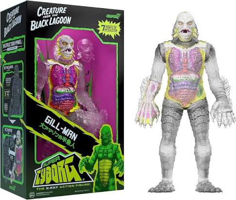 Amazon.com: Super7 Super Cyborg Universal Monsters Creature from The Black  Lagoon (Clear) - 11" Universal Monster Movies Action Figure Classic Movie  Collectibles : Toys & Games