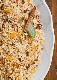 Middle eastern cuisine is a refined art. Moroccan Rice Pilaf Recipe Morrocan Food Moroccan Dishes Recipes