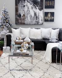 Heather Luckhurst On Instagram I Went Through My Christmas Bins Today Leather Sectional Living Room Black And Silver Living Room Leather Couches Living Room