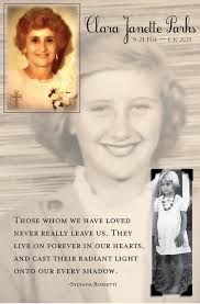 Clara Parks Obituary