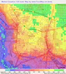 It has been the capital. Elevation Of Madrid Spain Elevation Map Topography Contour