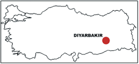 Location of Diyarbakır in Turkey map. | Download Scientific Diagram