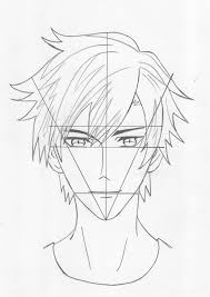 How To Draw A Anime Boy Face Step By Step Anime Face Drawing Drawing Anime Bodies Anime Drawings Sketches